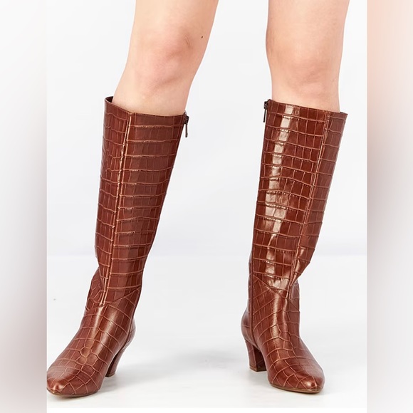 Leather Naturalizer Melanie leather knee high boots size 7.5 Wide Calf NWOT - Picture 1 of 10